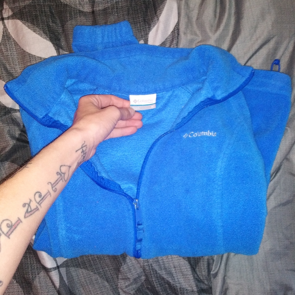 Columbia soft zip up hoodie